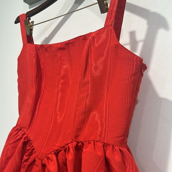 Sugar Thrillz Magic Moves Red Woodgrain fit n flare Mini Dress plus xxl new - Picture 4 of 8